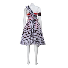 Alice au Pays des Merveilles Alice Robe Rayée Cosplay Costume