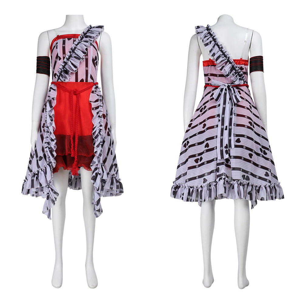 Alice au Pays des Merveilles Alice Robe Rayée Cosplay Costume