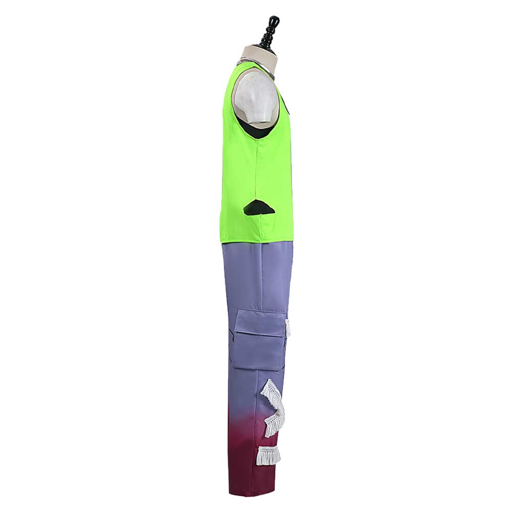 Alien Stage Till Tenue de Gilet Vert Cosplay Costume