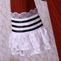 Anime Black Butler Earl Ciel Phantomhive Tenue Rouge Cosplay Costume