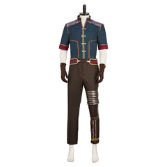 Arcane: League of Legends Saison 2(2024) Jayce Tenue Verte Foncée Cosplay Costume