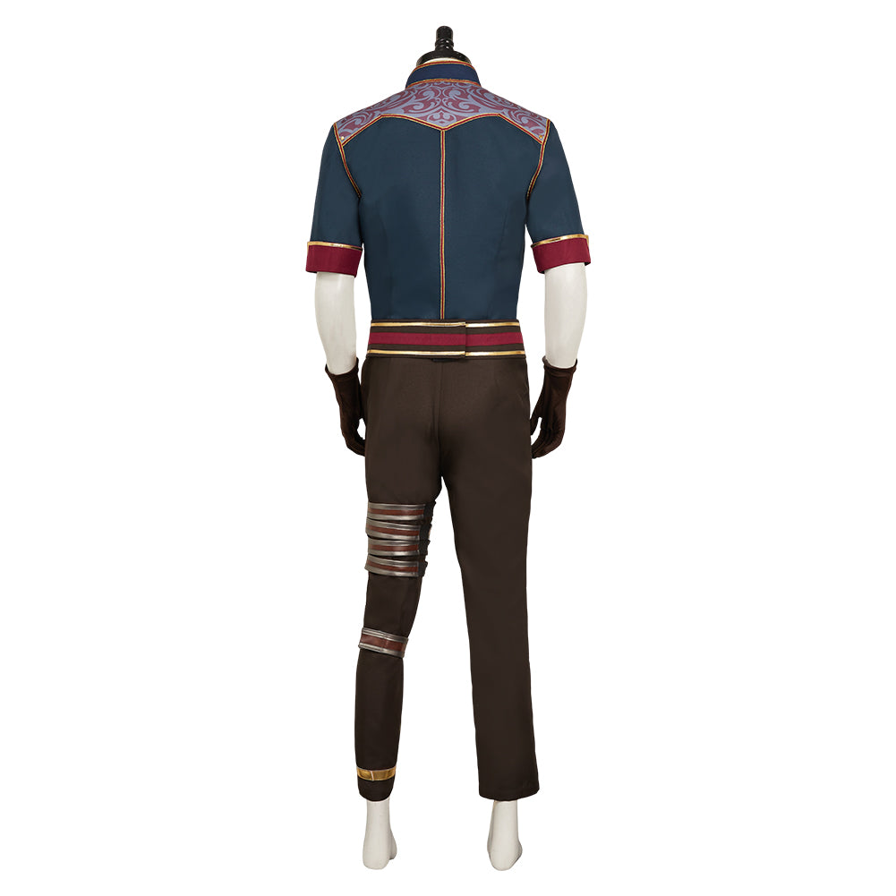 Arcane: League of Legends Saison 2(2024) Jayce Tenue Verte Foncée Cosplay Costume