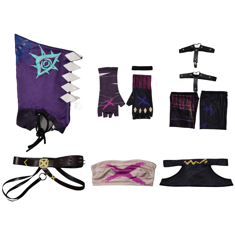 Arcane: League of Legends Saison 2(2024) Jinx Lingerie Sexy Cosplay Costume
