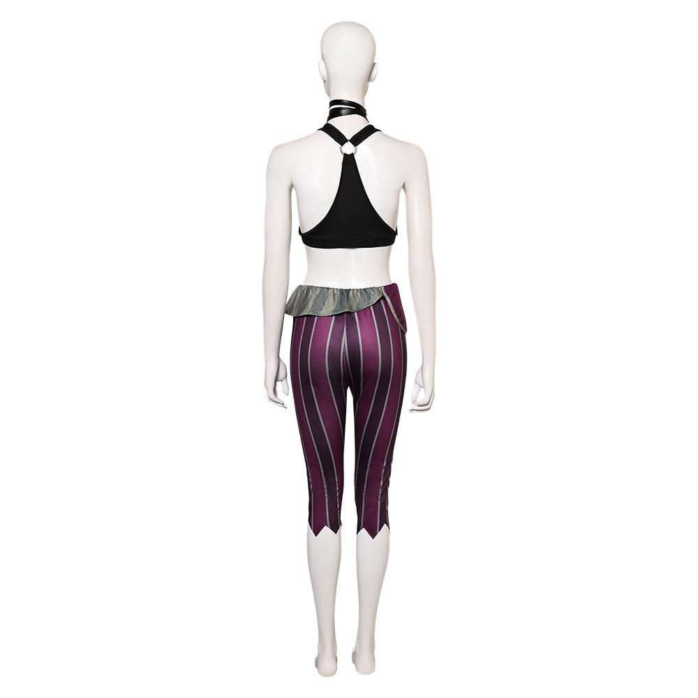 Arcane: League of Legends Saison 2(2024) Jinx Tenue de Cape Cosplay Costume
