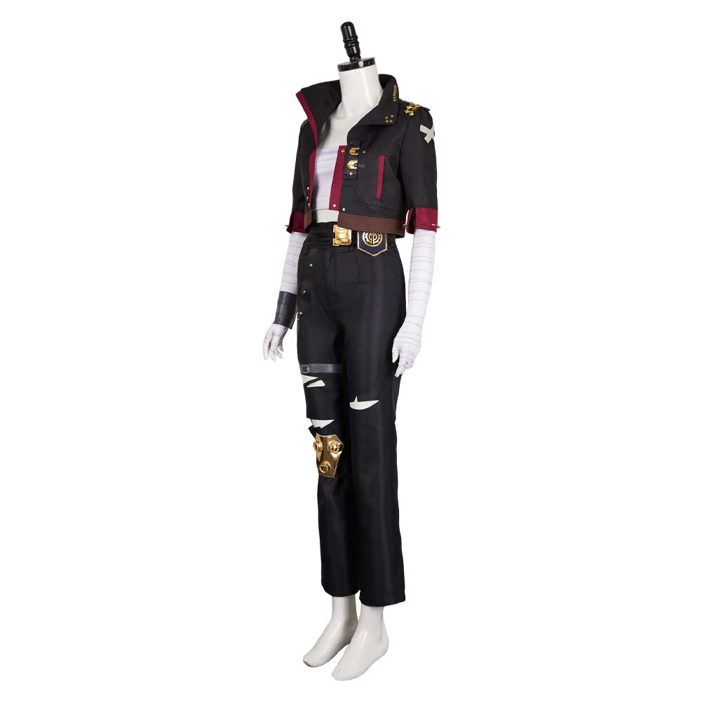 Arcane: League of Legends Saison 2(2024) Vi Tenue Noire Cosplay Costume