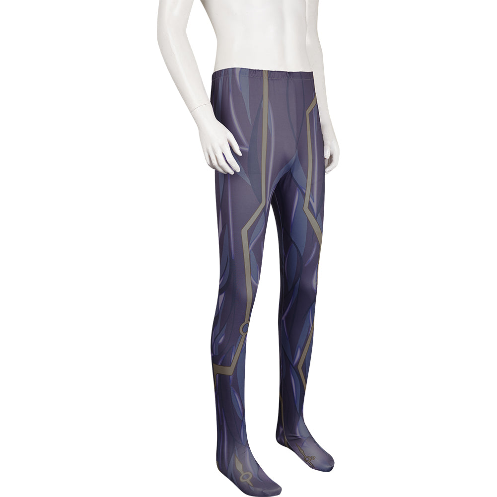 Arcane: League of Legends Saison 2(2024) Viktor Tenue Bleue de Cape Cosplay Costume