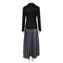Beetlejuice 2(2024) Lydia Deetz Robe à Carreaux Cosplay Costume