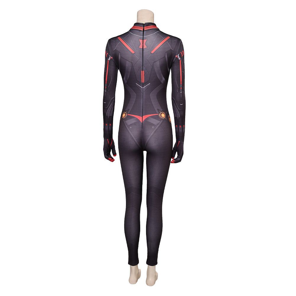 Black Widow Combinaison Noire Cosplay Costume