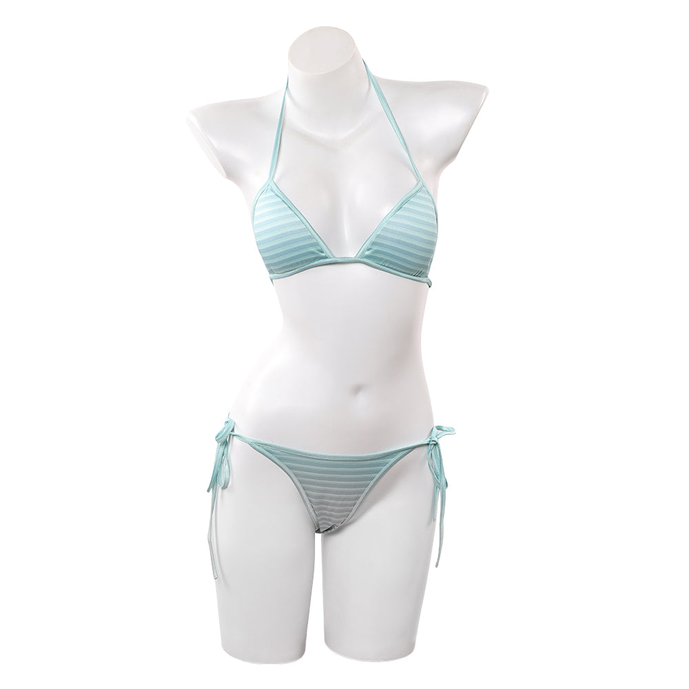 Cosplay Costume Mizi Alien Stage(2026) TV Cosplay Top Vert/Blanc+Short Femme