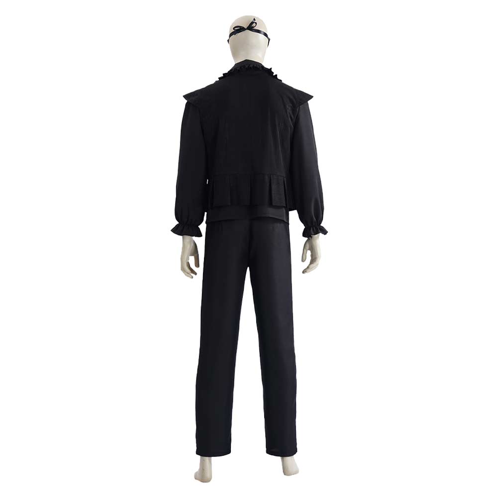 Bridgerton Saison 4(2026) Benedict Bridgerton Tenue Noire Cosplay Costume