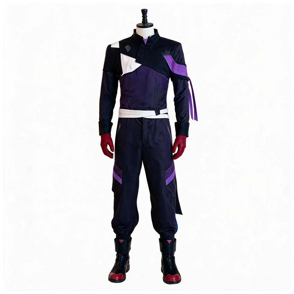 Cosplay Costume Kirito Sword Art Online: Unanswered//butterfly(2026) Anime Cosplay Combinaison Violette Homme