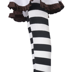 Charlie et la Chocolaterie Willy Wonka Robe Marron et Rose Cosplay Costume