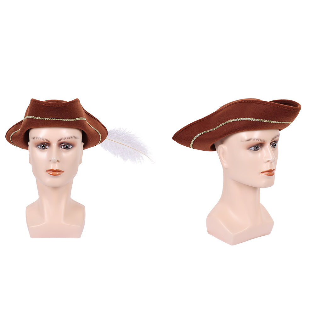 Cosplay Accessorie Clark The Backrooms(2026) Film Cosplay Chapeau Marron Homme