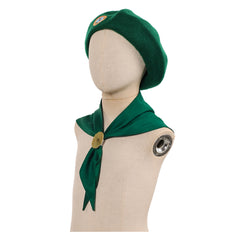 Cosplay Accessorie Enfant Scouts Troop Beverly Hills(1989) Film Cosplay Chapeau et Echarpe Verts