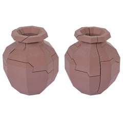 Cosplay Accessorie Link The Legend of Zelda: Tears of the Kingdom Jeu Cosplay Pot en Céramique Marron