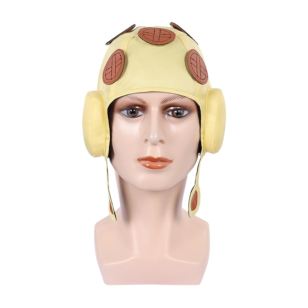 Cosplay Accessorie Pocoloco JJBA 7(2026) Anime Cosplay Chapeau Jaune Homme