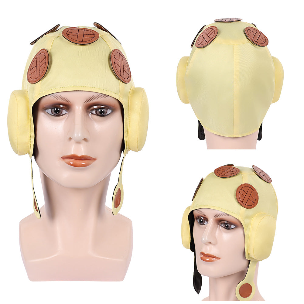 Cosplay Accessorie Pocoloco JJBA 7(2026) Anime Cosplay Chapeau Jaune Homme