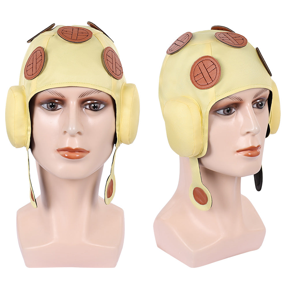 Cosplay Accessorie Pocoloco JJBA 7(2026) Anime Cosplay Chapeau Jaune Homme