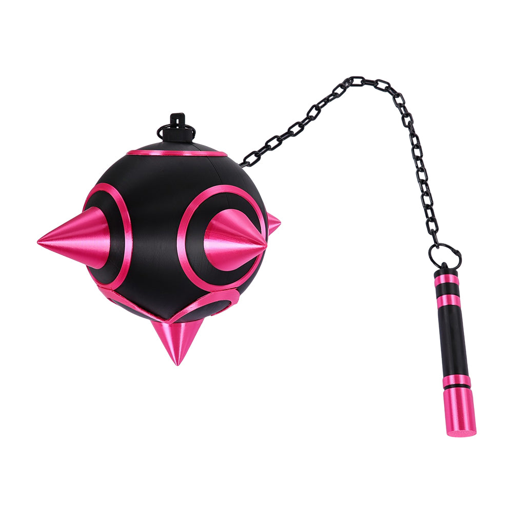 Cosplay Accessorie Rem RE0(2026) Anime Cosplay Masse d'Armes Rose et Noire Femme