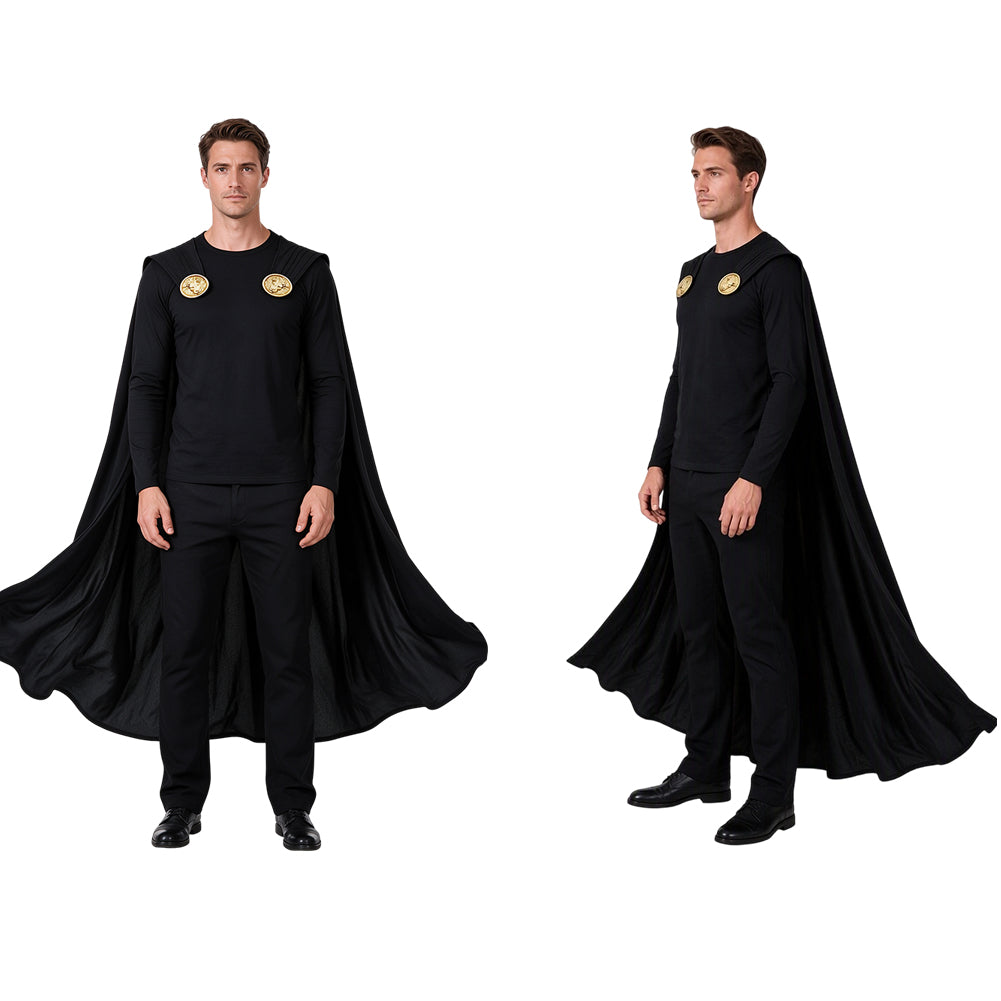 Cosplay Costume Agamemnon The Odyssey(2026) Film Cosplay Cape Noire Homme