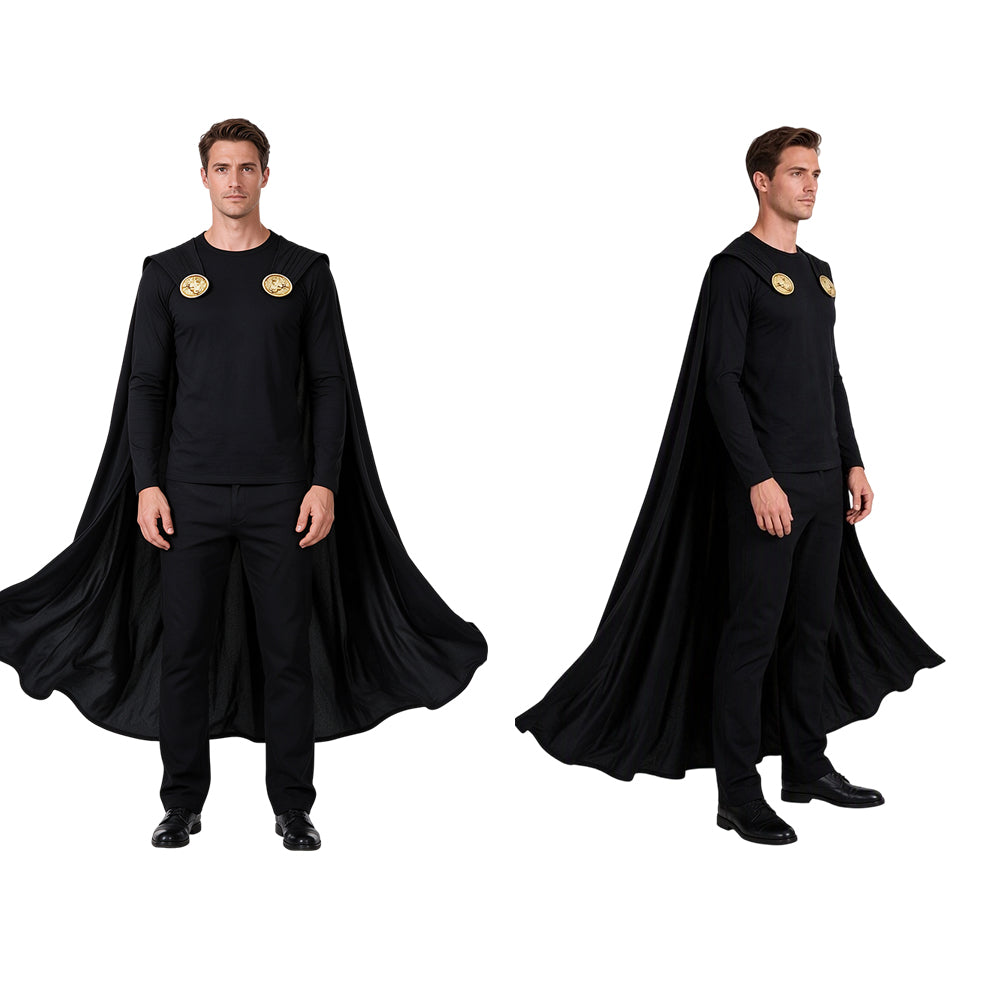 Cosplay Costume Agamemnon The Odyssey(2026) Film Cosplay Cape Noire Homme