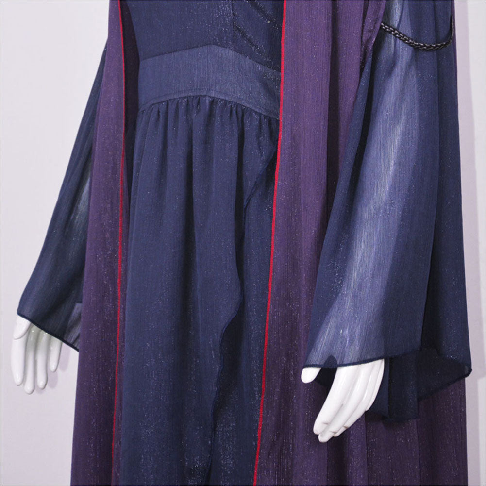 Cosplay Costume Agatha Harkness Wanda Vision TV Cosplay Robe Violette Femme