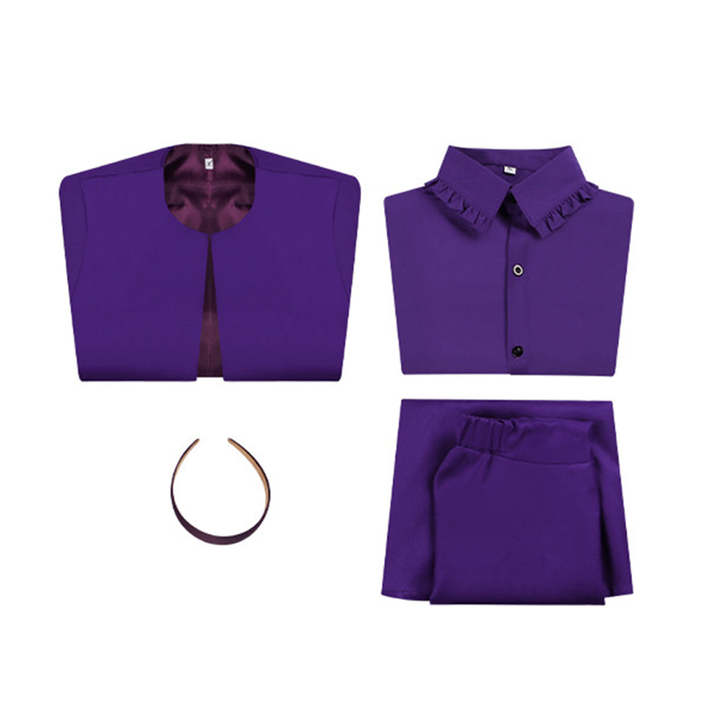 Cosplay Costume Agnes The Testaments(2026) TV Cosplay Tenue Violette Femme