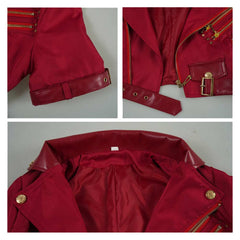 Cosplay Costume Alice Final Fantasy Re: Resonance(2026) Jeu Cosplay Robe Rouge Femme