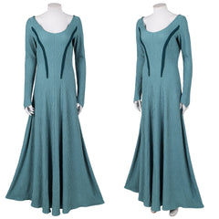 Cosplay Costume Alicent Hightower House of The Dragon 3(2026) TV Cosplay Robe Bleu-vert Femme