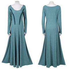 Cosplay Costume Alicent Hightower House of The Dragon 3(2026) TV Cosplay Robe Bleu-vert Femme
