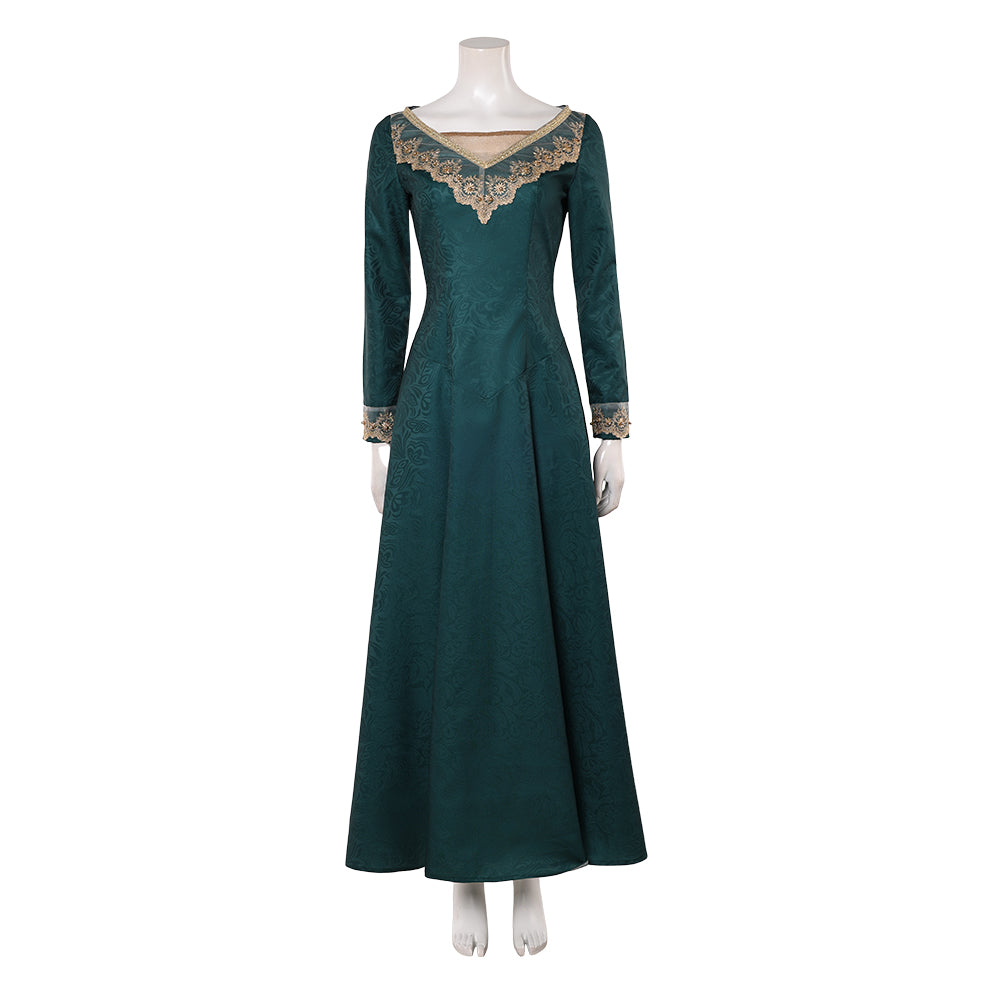 Cosplay Costume Alicent Hightower House of The Dragon 3(2026) TV Cosplay Robe Longue Cintrée Femme