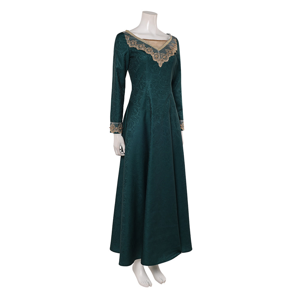 Cosplay Costume Alicent Hightower House of The Dragon 3(2026) TV Cosplay Robe Longue Cintrée Femme