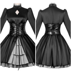 Cosplay Costume Altria Pendragon Fate Grand Order Jeu Cosplay Robe Noire Femme