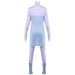 Cosplay Costume Anissa Invincible 4(2026) TV Cosplay Combinaison Bleue Femme