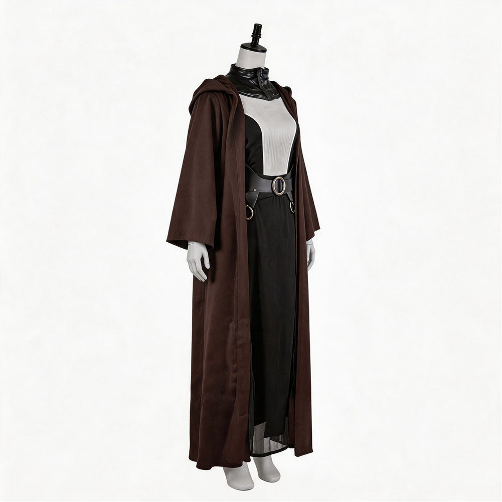 Cosplay Costume Asajj Ventress Maul: Seigneur de l'Ombre(2026) TV Cosplay Tenue Marron Femme
