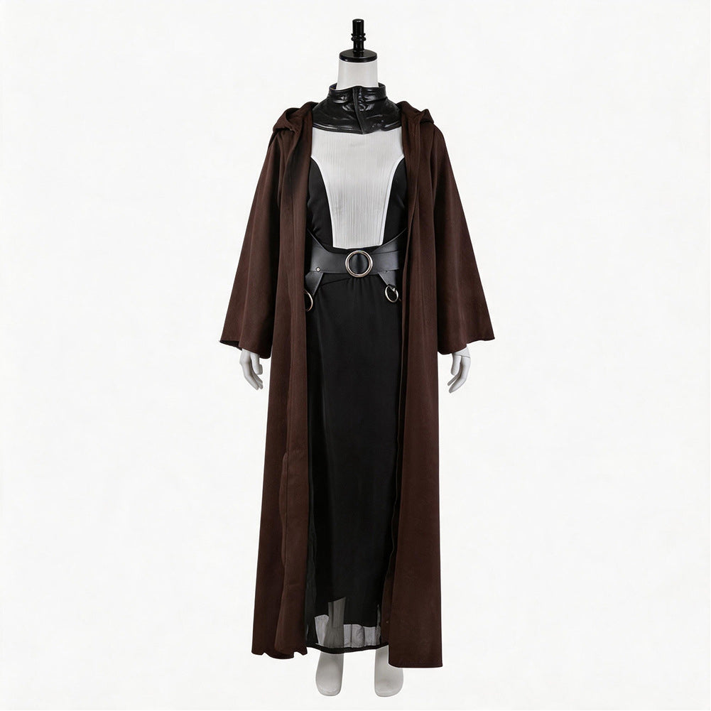 Cosplay Costume Asajj Ventress Maul: Seigneur de l'Ombre(2026) TV Cosplay Tenue Marron Femme