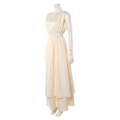 Cosplay Costume Athana The Odyssey(2026) Film Cosplay Robe Jaune Claire Femme