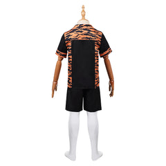 Cosplay Costume Aurora Dust Bunny Film Cosplay Tenue Noire et Orange Enfant