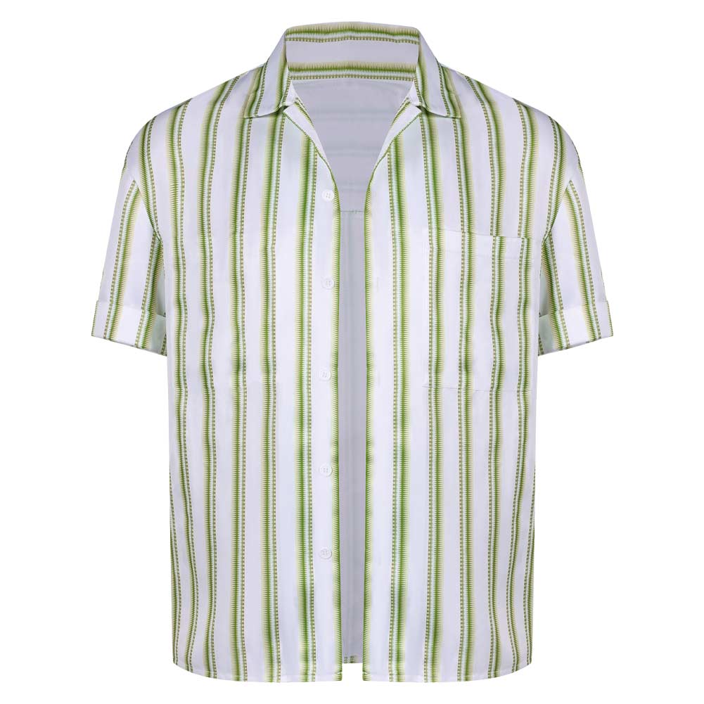 Cosplay Costume Bear Baron Bailey Obsession Film Cosplay Chemise Verte Homme
