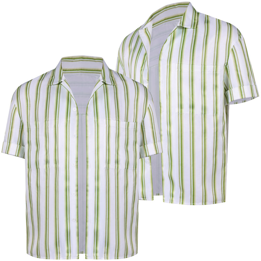 Cosplay Costume Bear Baron Bailey Obsession Film Cosplay Chemise Verte Homme