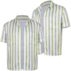 Cosplay Costume Bear Baron Bailey Obsession Film Cosplay Chemise Verte Homme