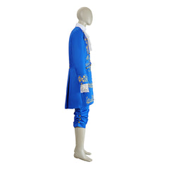 Cosplay Costume Beast La Belle et la Bête Film Cosplay Tenue Bleue Homme