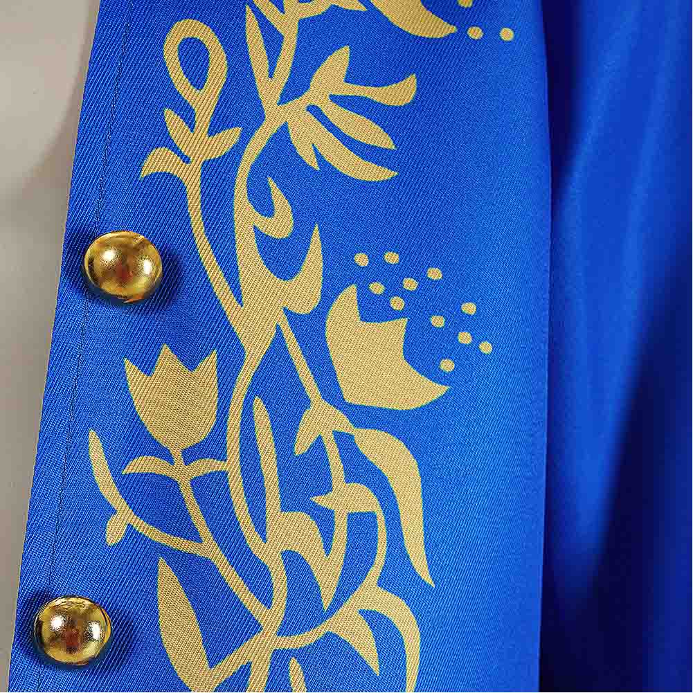 Cosplay Costume Beast La Belle et la Bête Film Cosplay Veste Bleue Homme