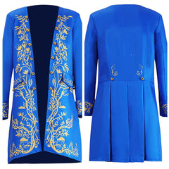 Cosplay Costume Beast La Belle et la Bête Film Cosplay Veste Bleue Homme