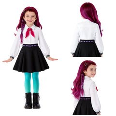 Cosplay Costume Billie Hexed(2026) Film Cosplay Tenue Noire et Blanche Enfant