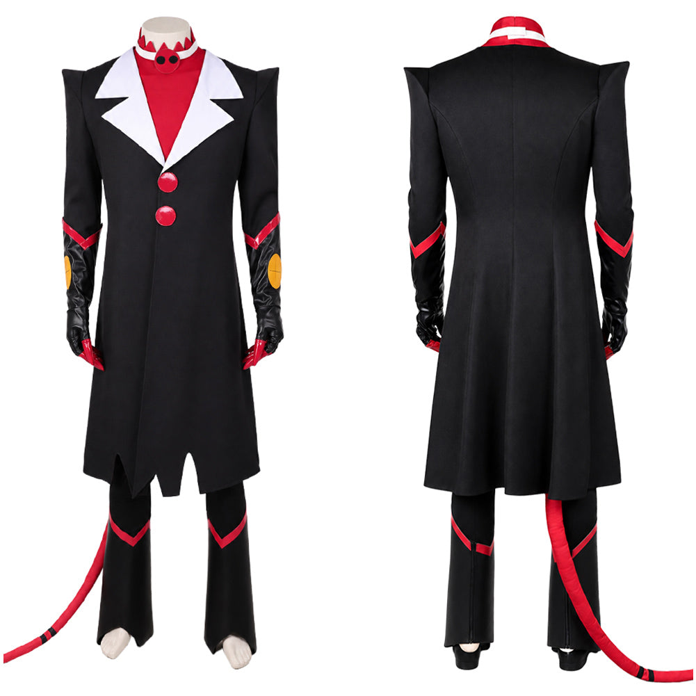 Cosplay Costume Blitzo Helluva Boss Saison 3(2026) TV Cosplay Tenue Noire Homme