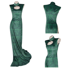 Cosplay Costume Boa Hancock One Piece: Heroines(2026) Anime Cosplay Robe Verte Femme