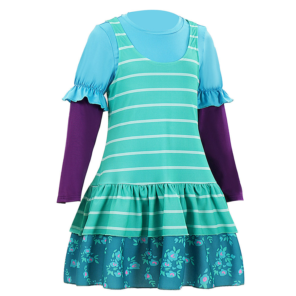 Cosplay Costume Bonnie Film Cosplay Robe Bleue et Violette Femme