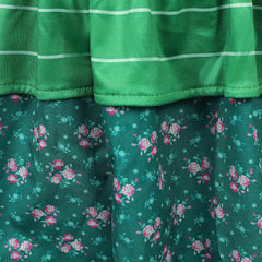 Cosplay Costume Bonnie Film Cosplay Robe Verte Enfant avec Chaussettes