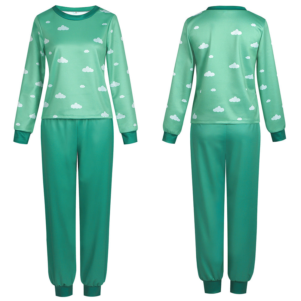 Cosplay Costume Bonnie Film Cosplay Tenue Verte Femme